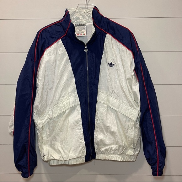 Vintage ADIDAS Windbreaker Track Jacket
Mens Size Large - Picture 1 of 7